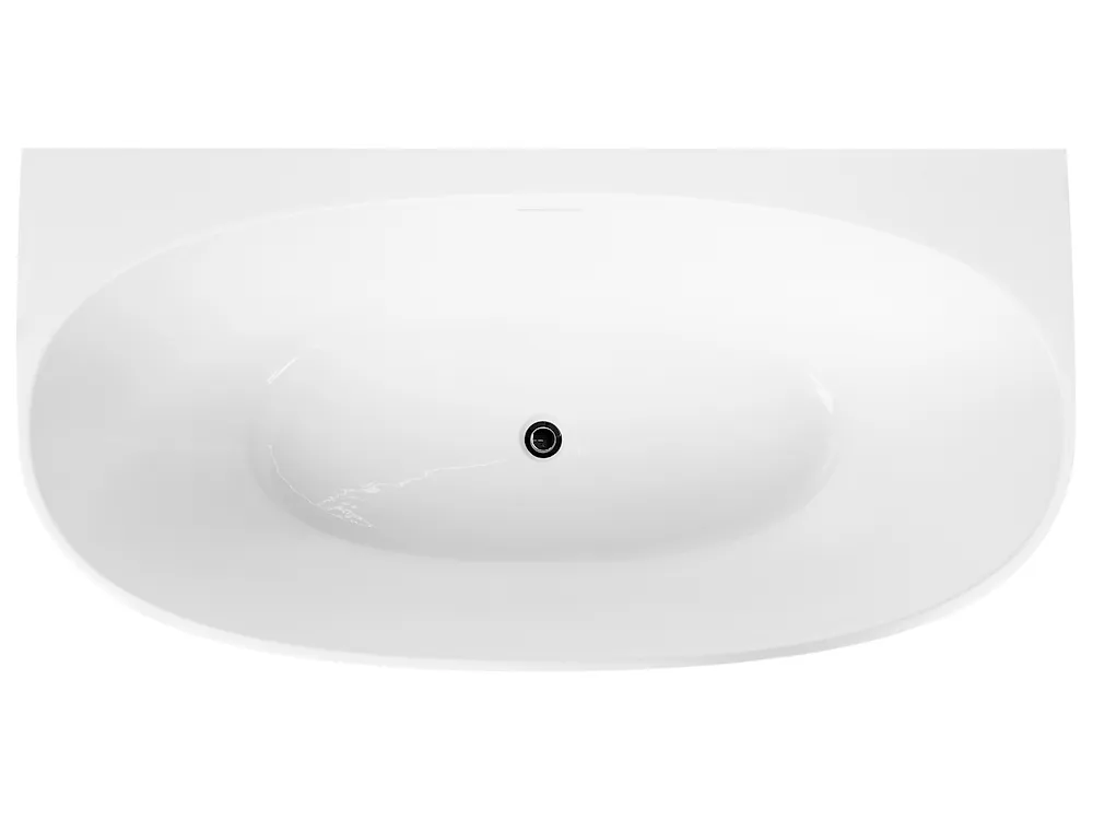 Back to Wall Bathtub PARNAIBA 1600 x 800 mm White_1168371