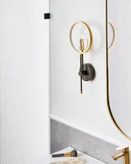 LED Wall Lamp SAMBRE Metal Gold Black_1008836