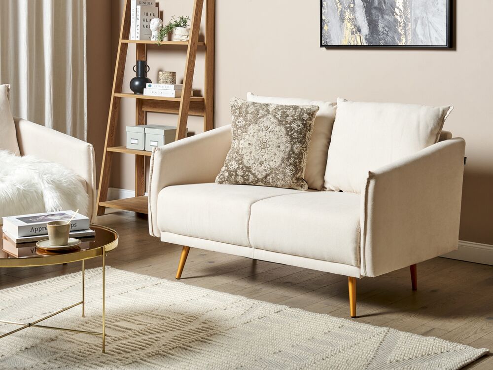 Soffa 2-sits MAURA Ljusbeige