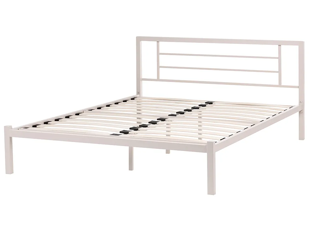 Sänky Metalli CUSSET 160 x 200 cm Vaaleanbeige_1162084