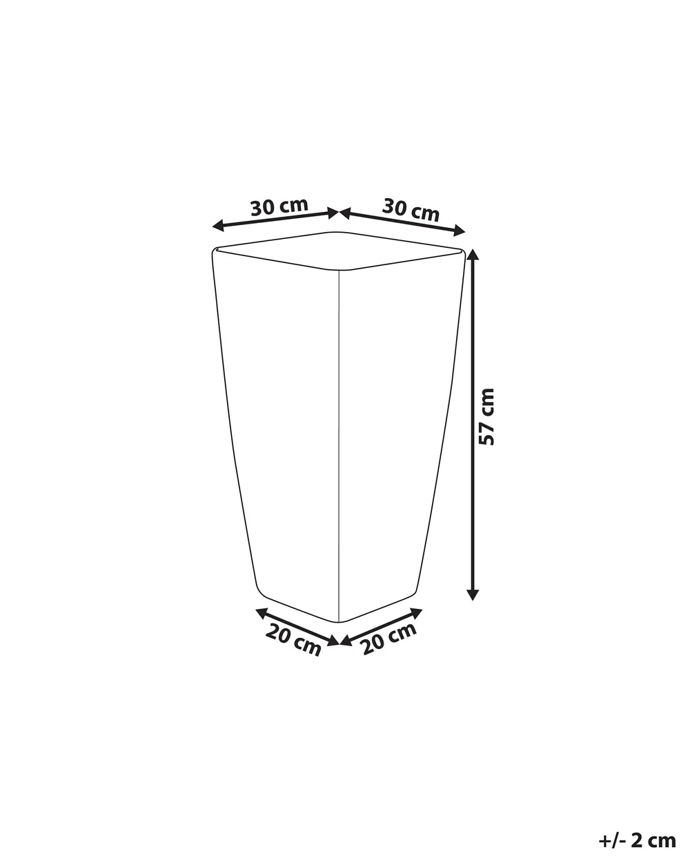 Plant Pot MODI 30 cm Gold_772721