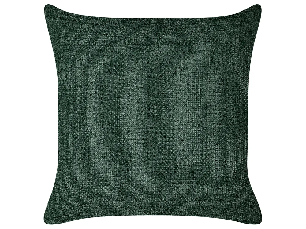 Left-Hand Chaise Longue MERI with Storage Faux Linen Green_937765