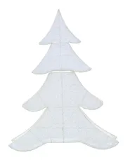Outdoor Decoration LED EDASJON 95 cm Christmas Tree White_1018810