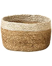 Sett med 3 kurver TAJORI Jute Naturlig_846347