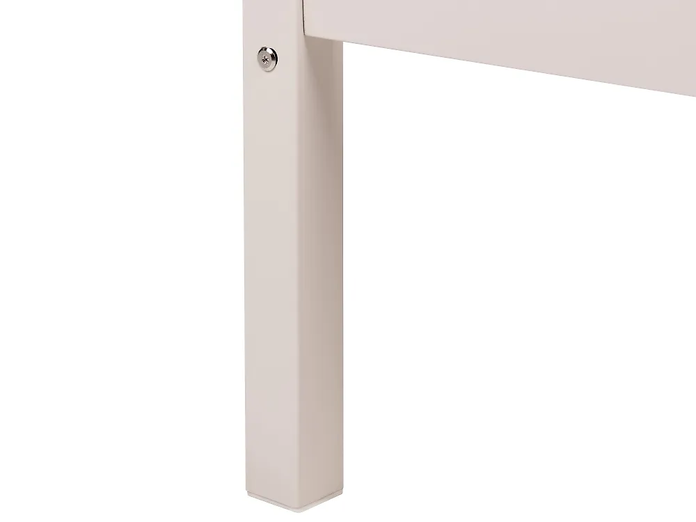 Pylvässänky Metalli LESTARDS 180 x 200 cm Vaaleanbeige_1165325