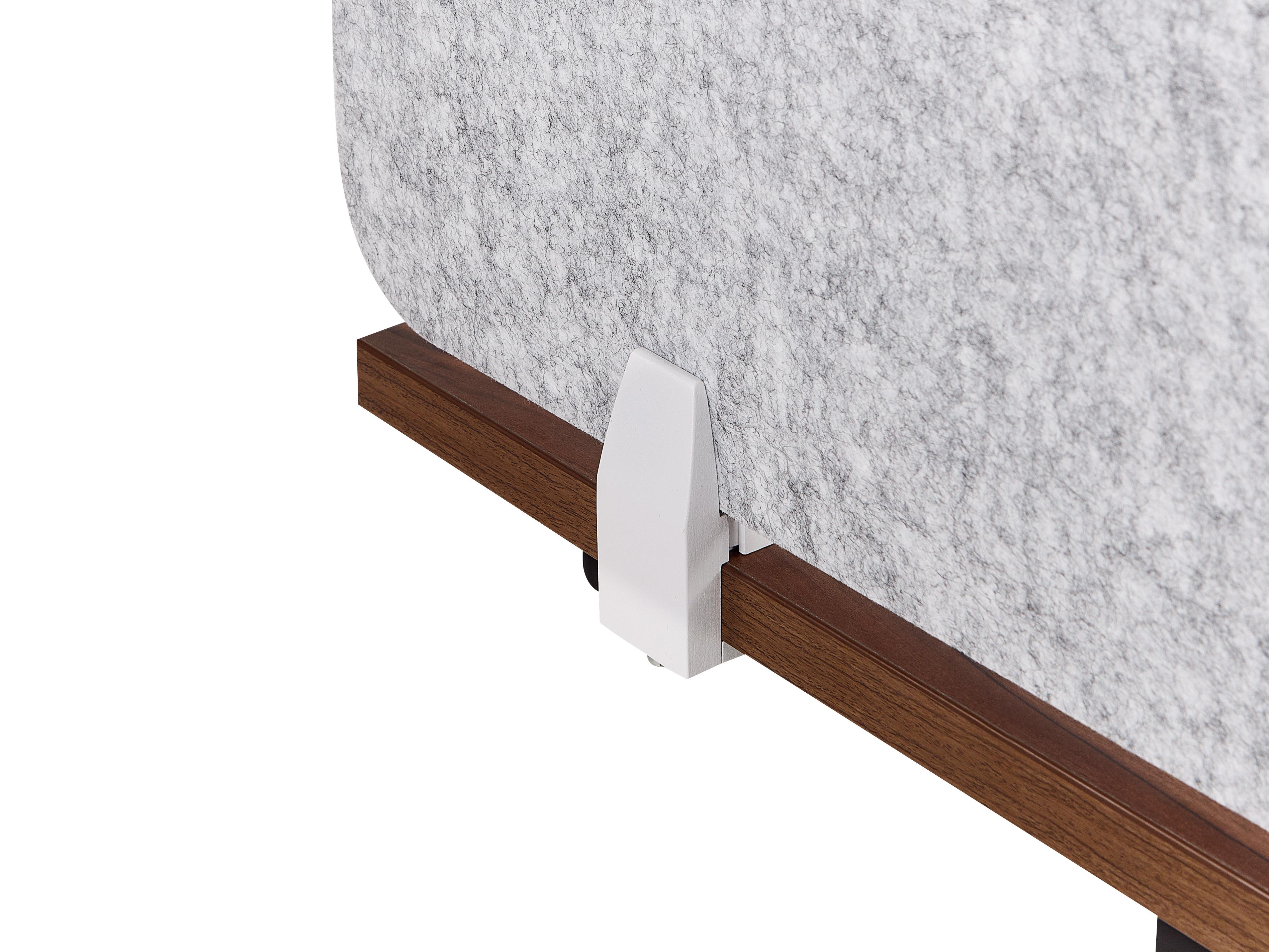 Skillevegg for skrivebord SPLIT 160 x 50 cm Grå_894543