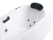 Massagebadkar SAYULA 1700 x 800 mm Vit Vänstervänd_1029513