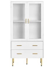 Vitriini MILORA 80 cm Valkoinen_979539
