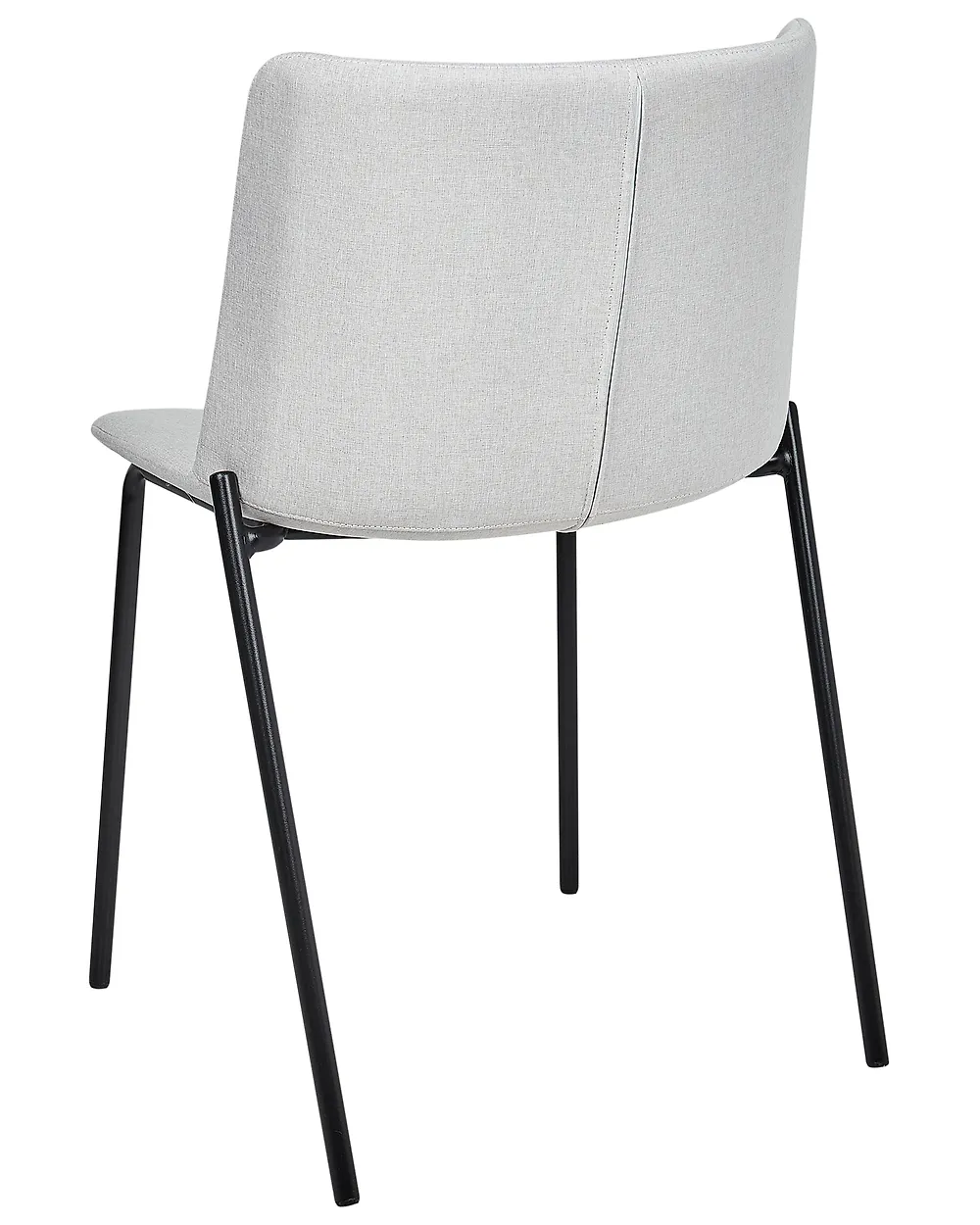 Set med 2 matstolar ESBON Ljusgrå_1185316