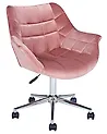 Skrivbordsstol LABELLE Sammet Rosa