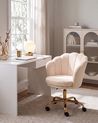 Desk Chair MONTICELLO Boucle Light Beige