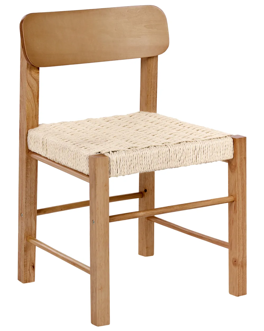 Set of 2 Dining Chairs ALLOS Wood Brown_1049041