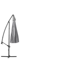 Cantilever Parasol 268 cm CALABRIA II Dark Grey_738542