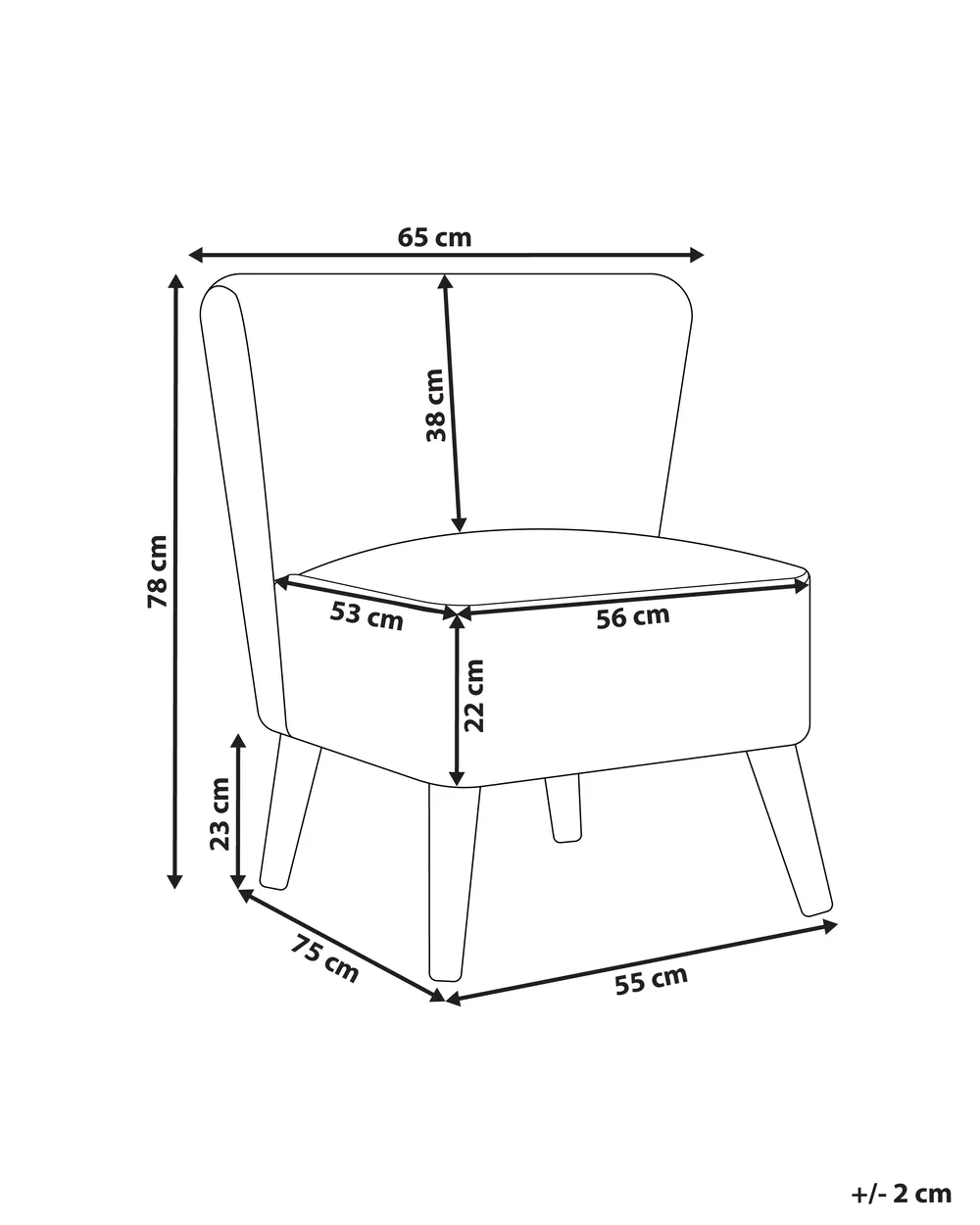 Armchair ALVEN Boucle Off-White_967396