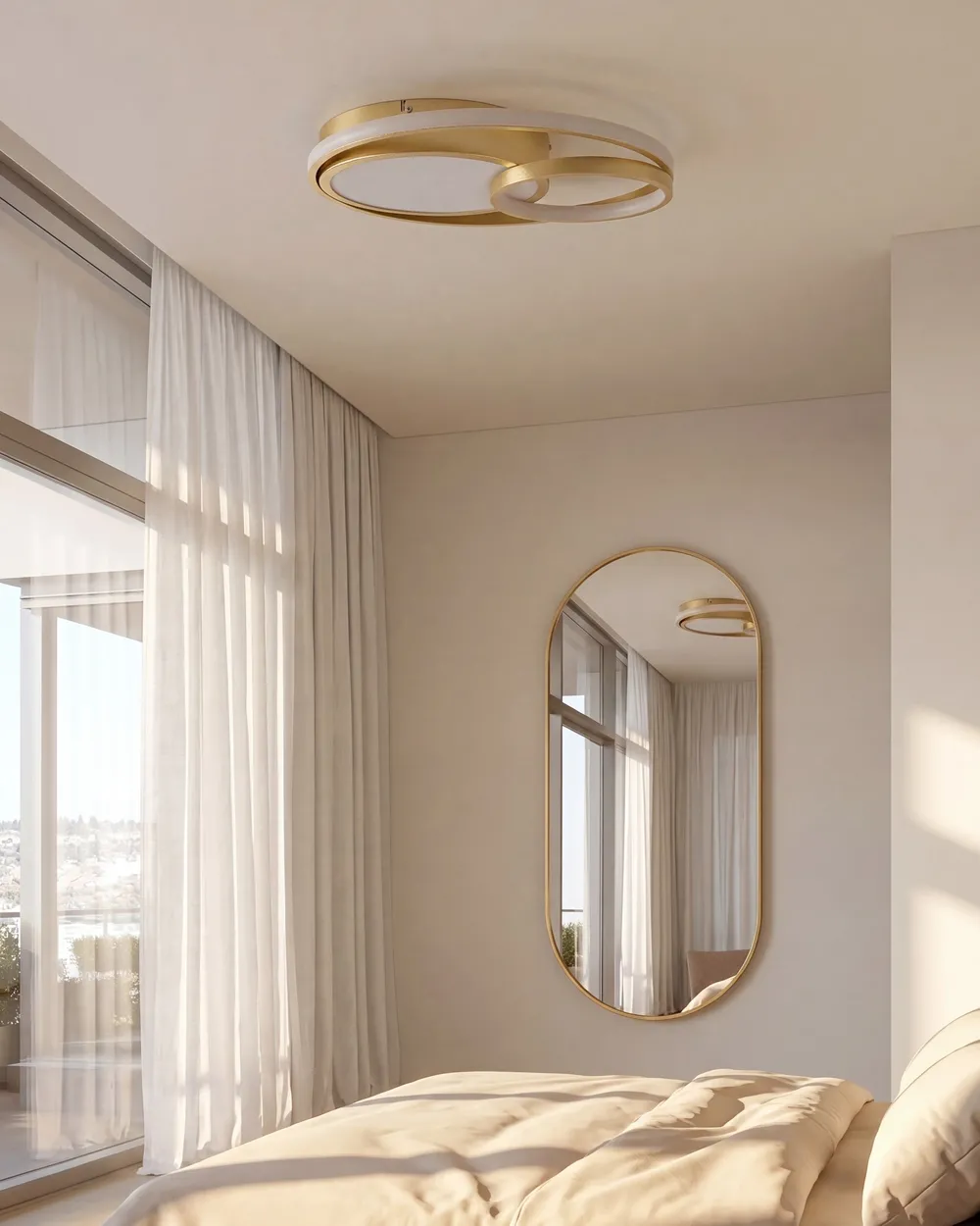 LED Ceiling Lamp COQUET Metal Gold_1102980