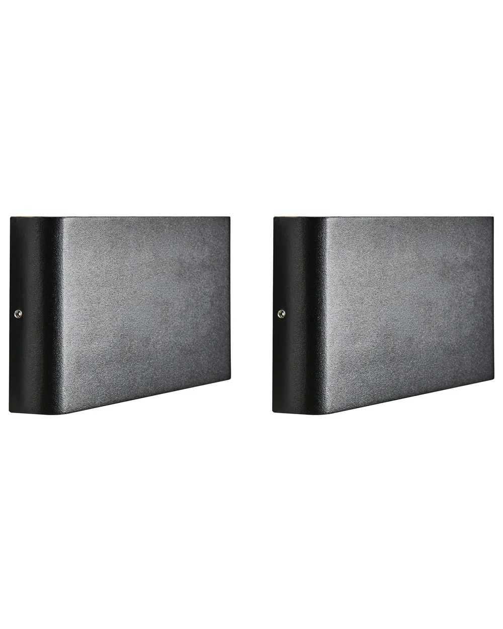 Set of 2 Outdoor LED Wall Lights ARDER Black