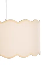 Riippuvalaisin GAIREZI Metalli Valkoinen/beige_1027230