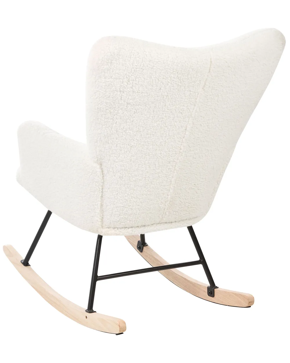 Rocking Chair OULU Boucle White_855481