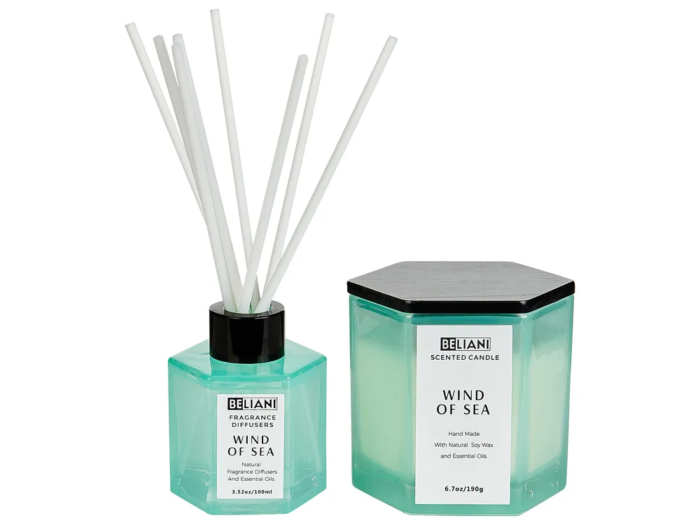 Scented Candle with Fragrance Reed Diffuser CLASSY TINT Soy Wax Fresh Notes