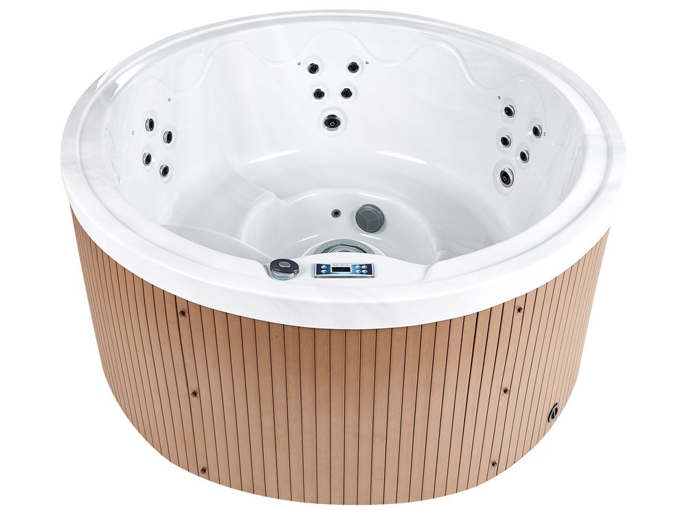 Ulkoporeallas LED-valolla MARFIL Ruskea