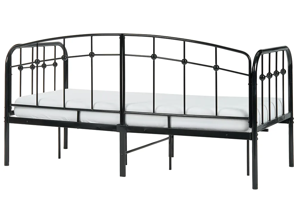 Sohvasänky Metalli ARRIEN 90 x 200 cm Musta_1141625