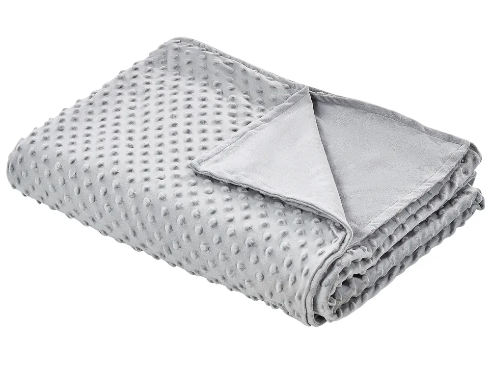 Weighted Blanket Cover 1000 CALLISTO 135 x 200 cm Light Grey