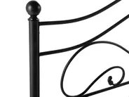Bed Metal LYRA 180 x 200 cm (EU Super King) Black_676934
