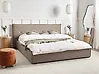 Waterbed Faux Linen LESTRE 180 x 200 cm (EU Super King) Taupe