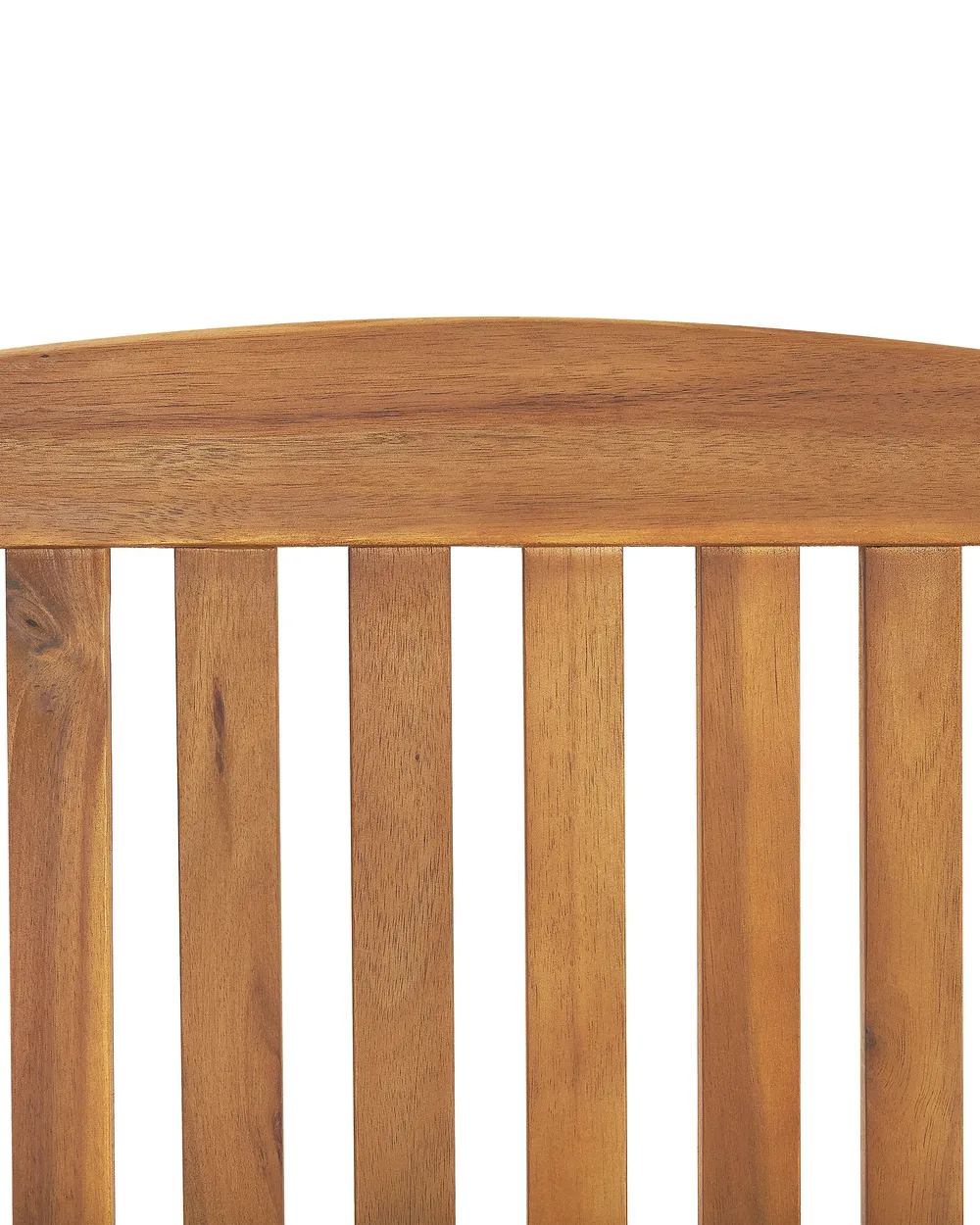Set of 6 Garden Chairs with Cushions JAVA PREMIUM Acacia Wood Blue_1070816
