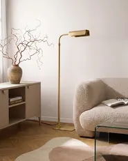 Floor Lamp DERWENT Metal Gold_1102855