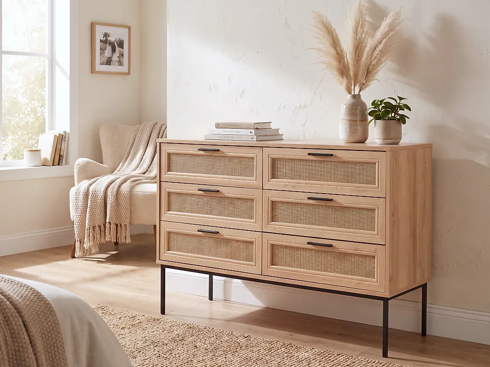 6 Drawer Chest PASCO Light Brown_1175061