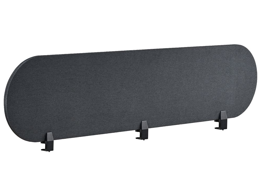 Skillevegg for skrivebord SPARKY 180 x 40 cm Mørkegrå