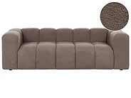 Sofa 3-seter ANTOLA Bouclé Gråbrun_1161618