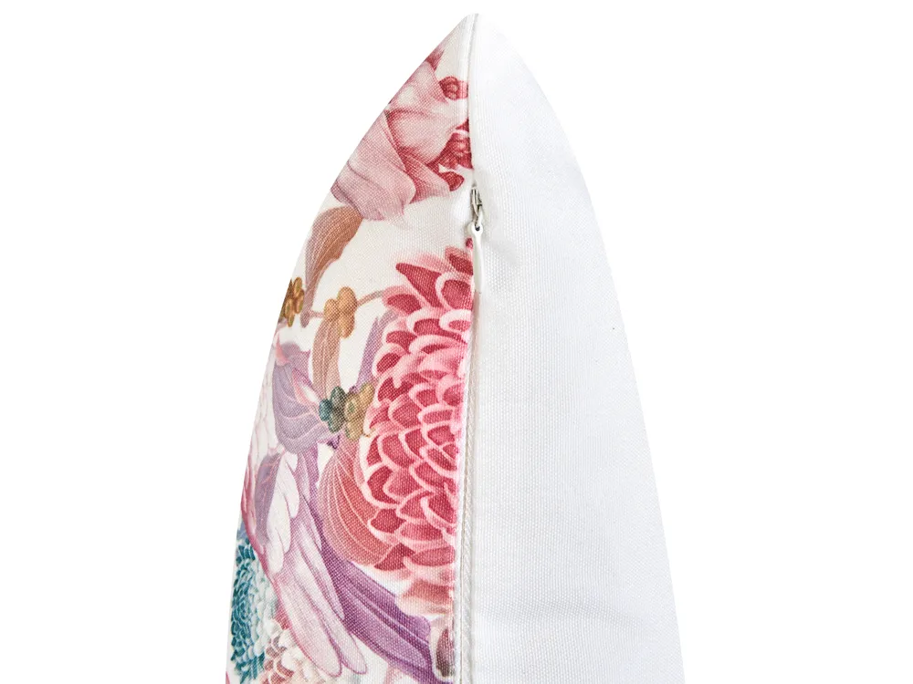 Sett med 3 utendørsputer VIVID Blomstermønster Flerfarget_979792