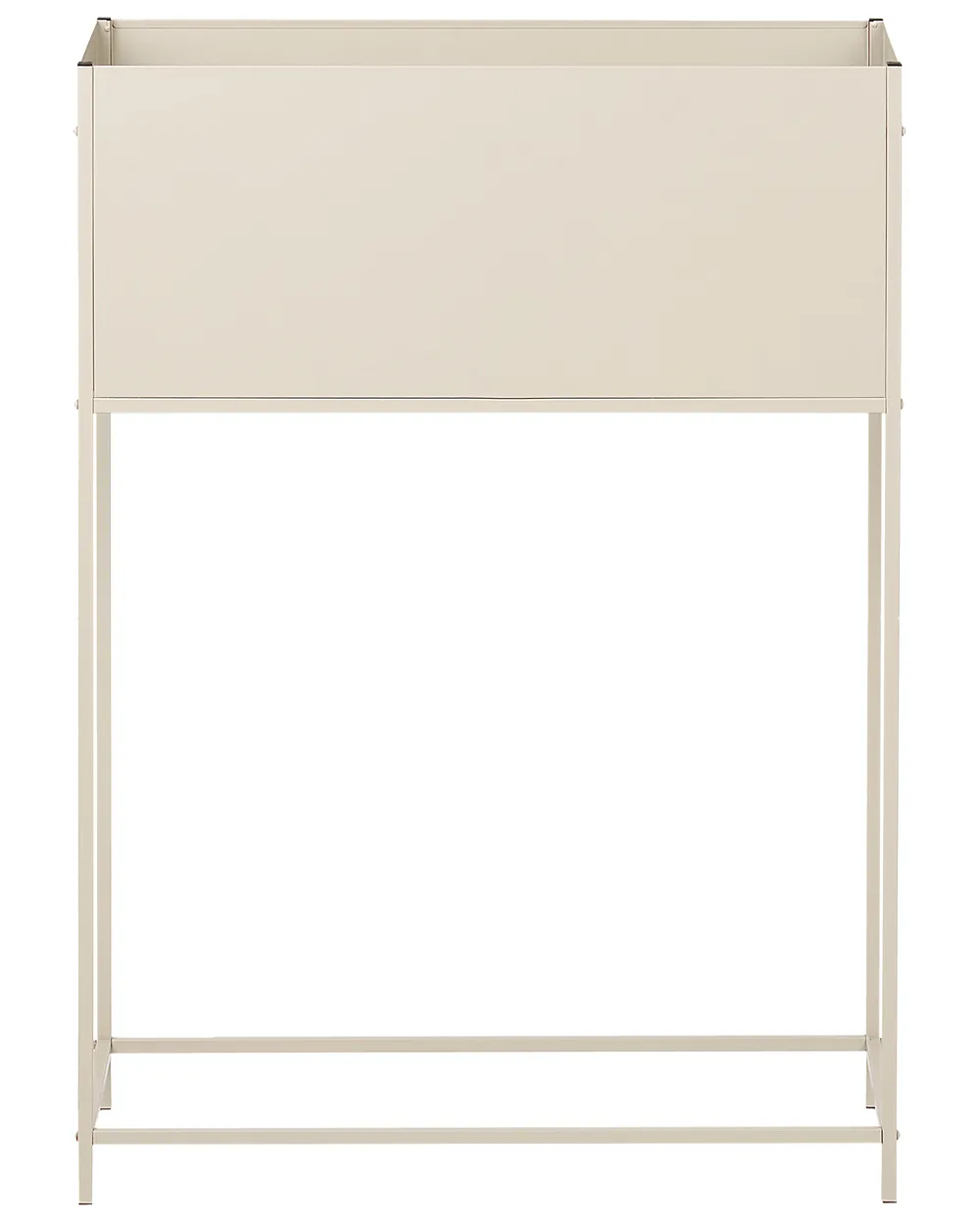 Elevated Plant Pot TAPIEN 70 cm Metal Beige