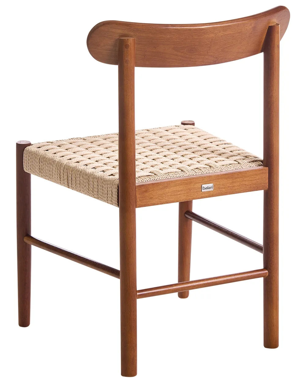 Ruokatuolisetti 2 kpl EAGAN Puu Ruskea/beige_1064573