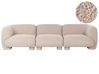 Modulsofa 3-seter MJALBI Bouclé Beige