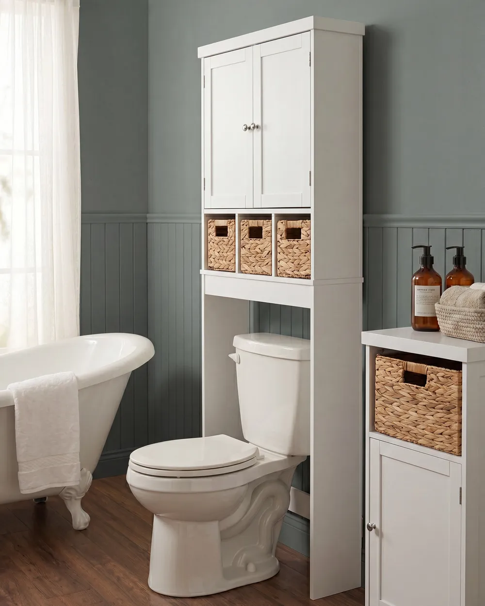 Bathroom Cabinet PACLLON 65 cm White