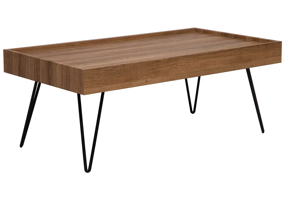 Coffee Table WELTON Dark Brown