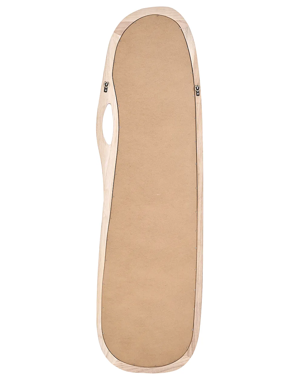 Väggspegel CORBARIEU 45 cm 159 cm Kejsarträ Brun_1158605