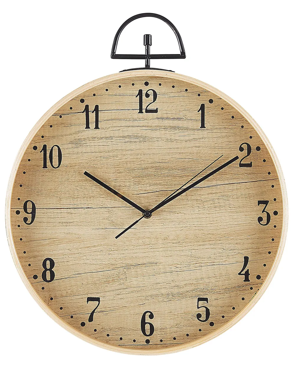 Wall Clock OPFIKON 40 cm Light Brown