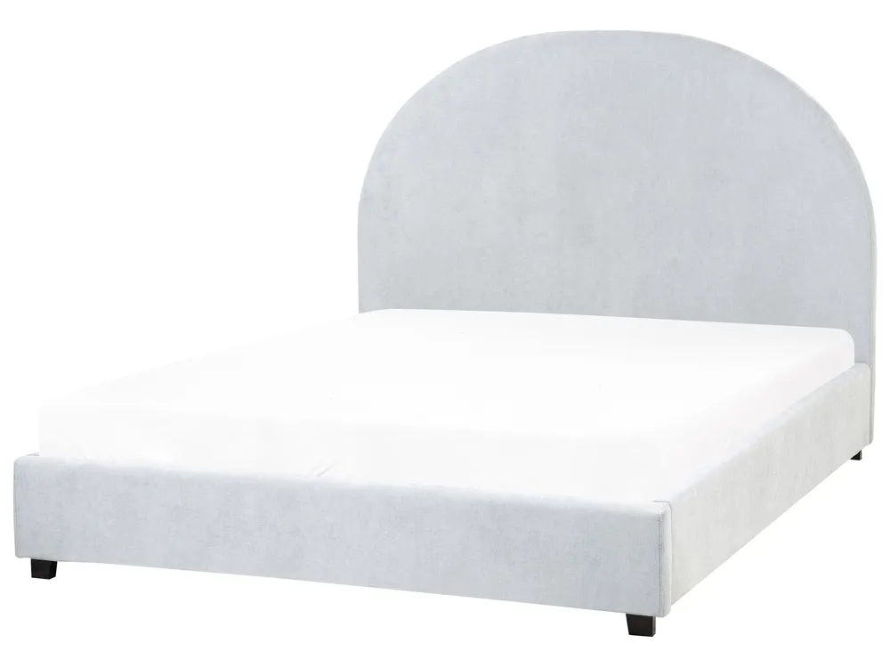 Bed Chenille VAUCLUSE 140 x 200 cm (EU Double) Light Blue