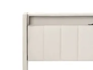 Säng med LED-belysning BEAULIEU Beige 180 x 200 cm med förvaring med USB-port_993565
