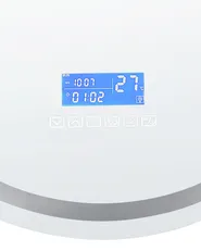 Kylpyhuoneen LED-peili BROGNON 60 cm 60 cm Bluetooth-kaiuttimella Hopea_932370