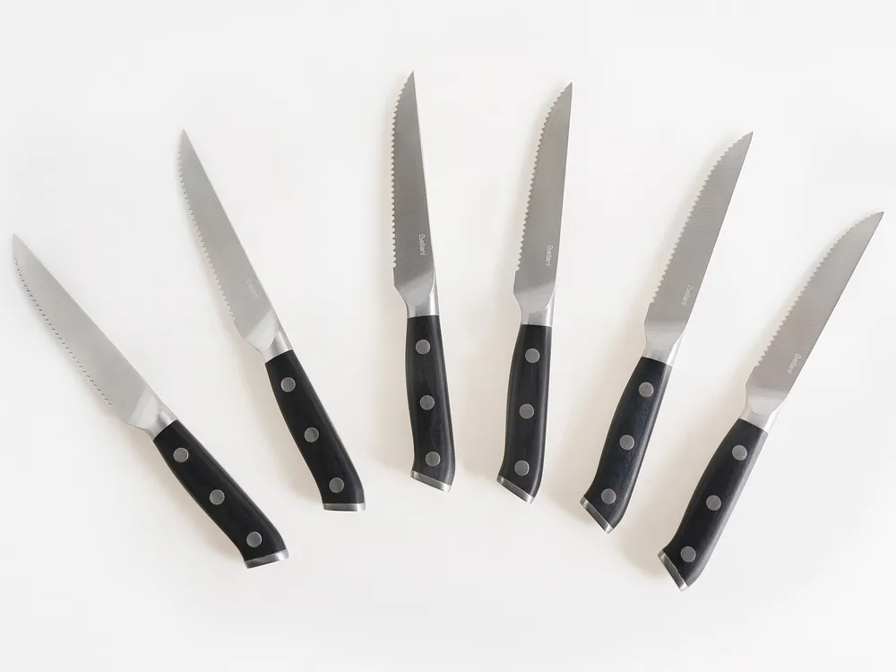 Set of 6 Steak Knives TOYAMA Black_1023017