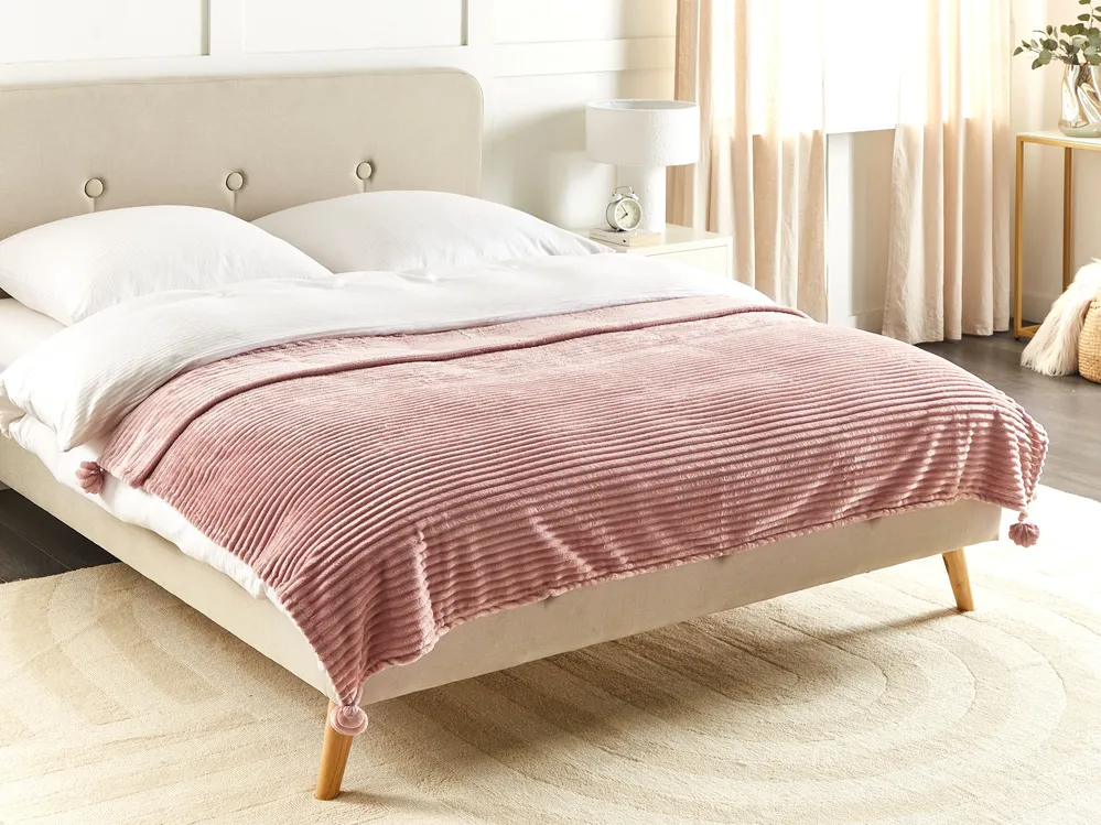 Blanket KAWERI 150 x 200 cm Pink