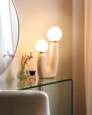 Bordslampa TULUN Beige_1027668
