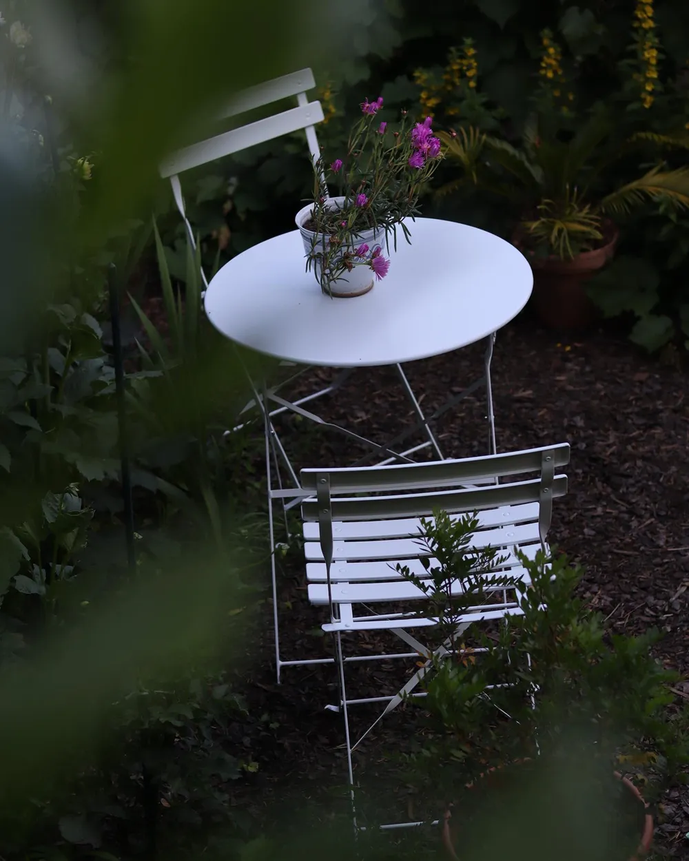 Caféset Fällbar FIORI Metall Vit_872880
