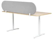 Skiljevägg för skrivbord SPARKY 160 x 40 cm Ljusgrå_1015292