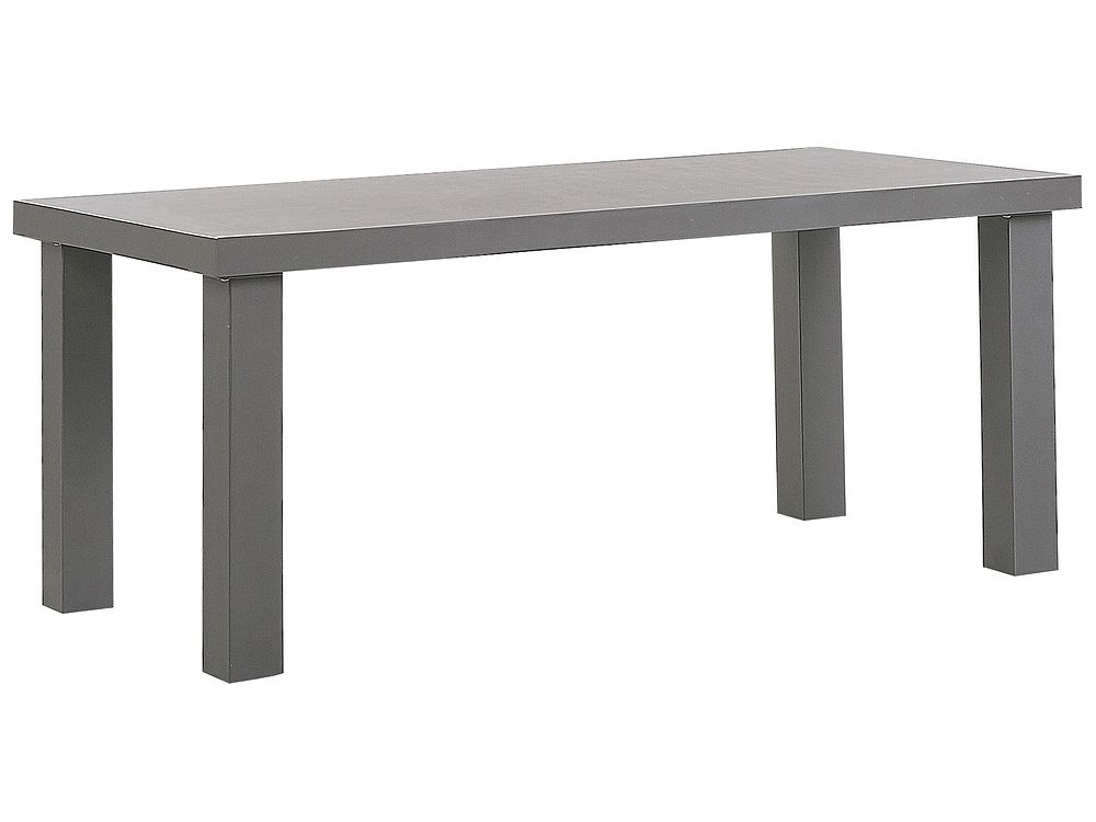 Spisebord til hagen TARANTO 180 cm 90 cm Betong Grå